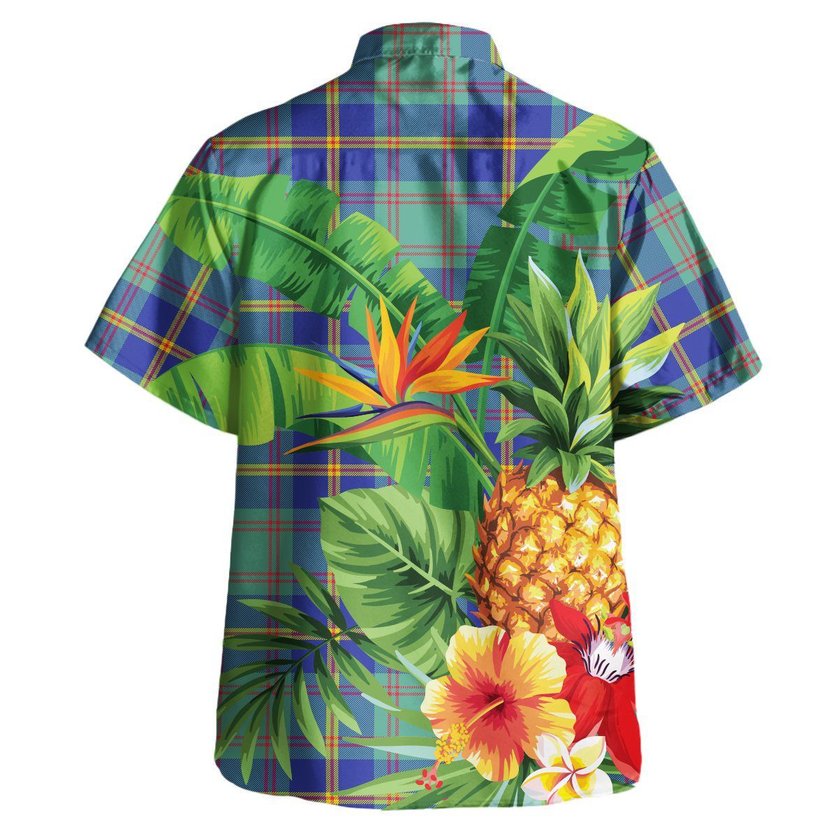 US Marine Tartan Aloha Shirt version 2