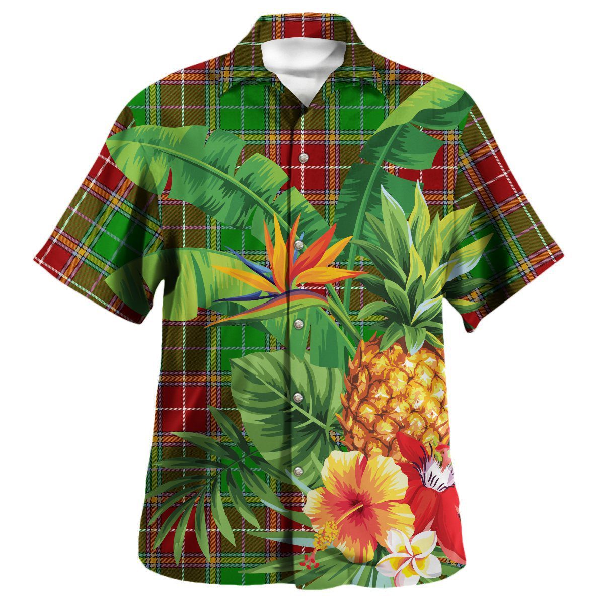 Baxter Modern Tartan Aloha Shirt version 2