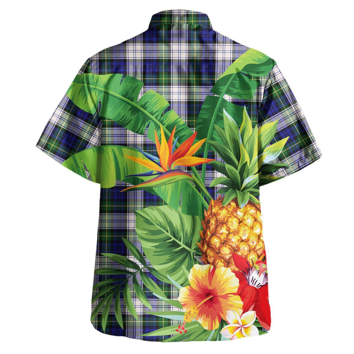 Gordon Dress Modern Tartan Aloha Shirt version 2