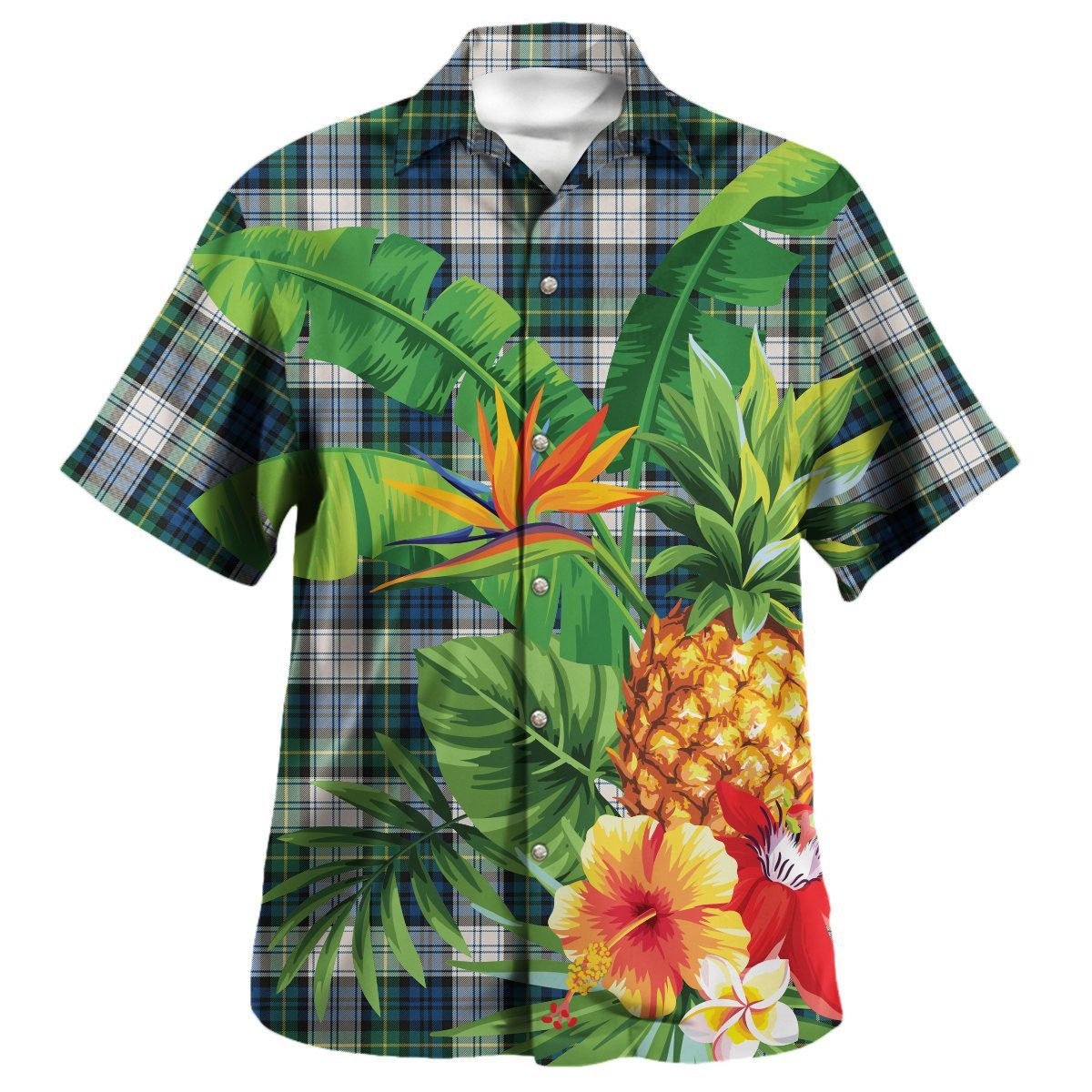 Gordon Dress Ancient Tartan Aloha Shirt version 2