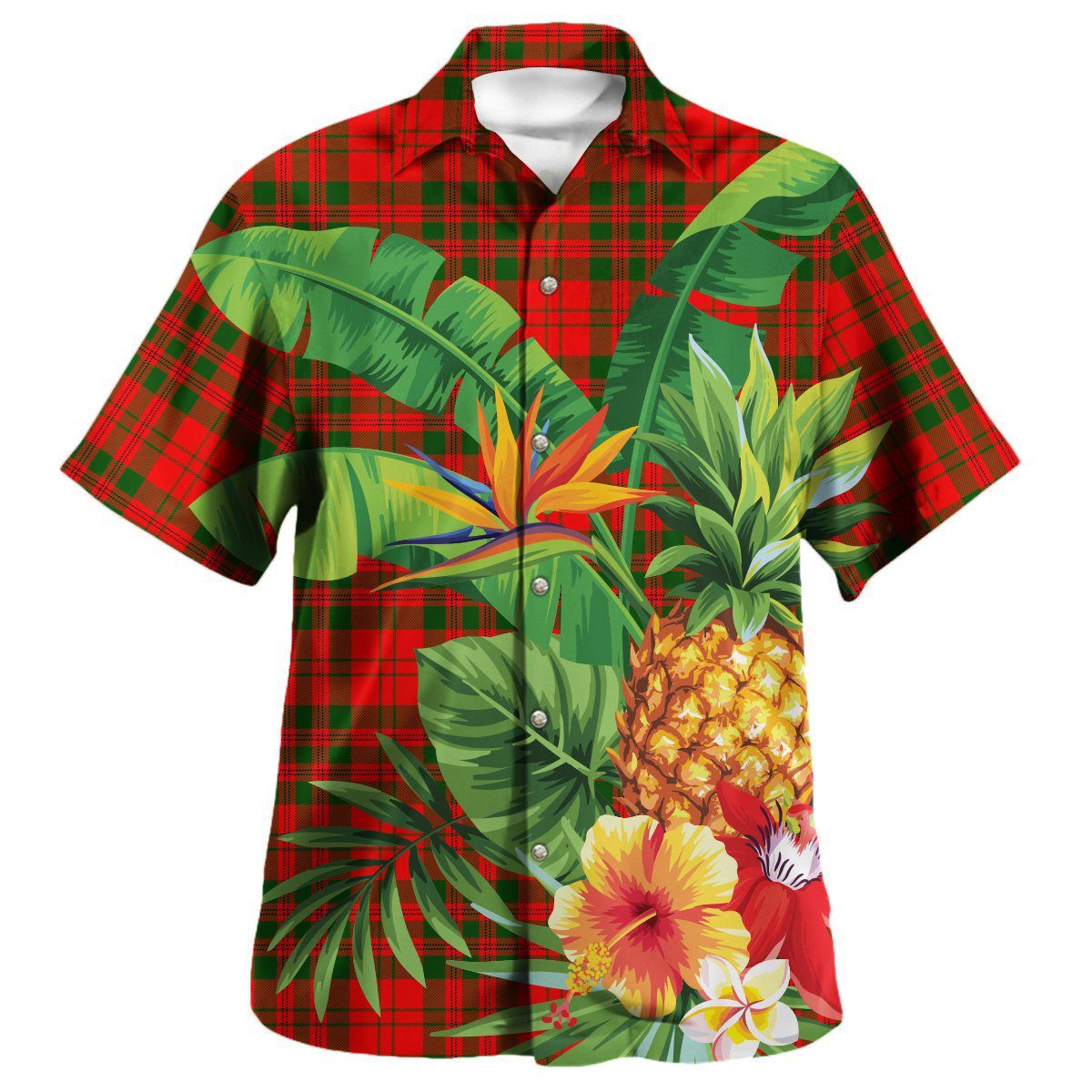 Livingstone Modern Tartan Aloha Shirt version 2
