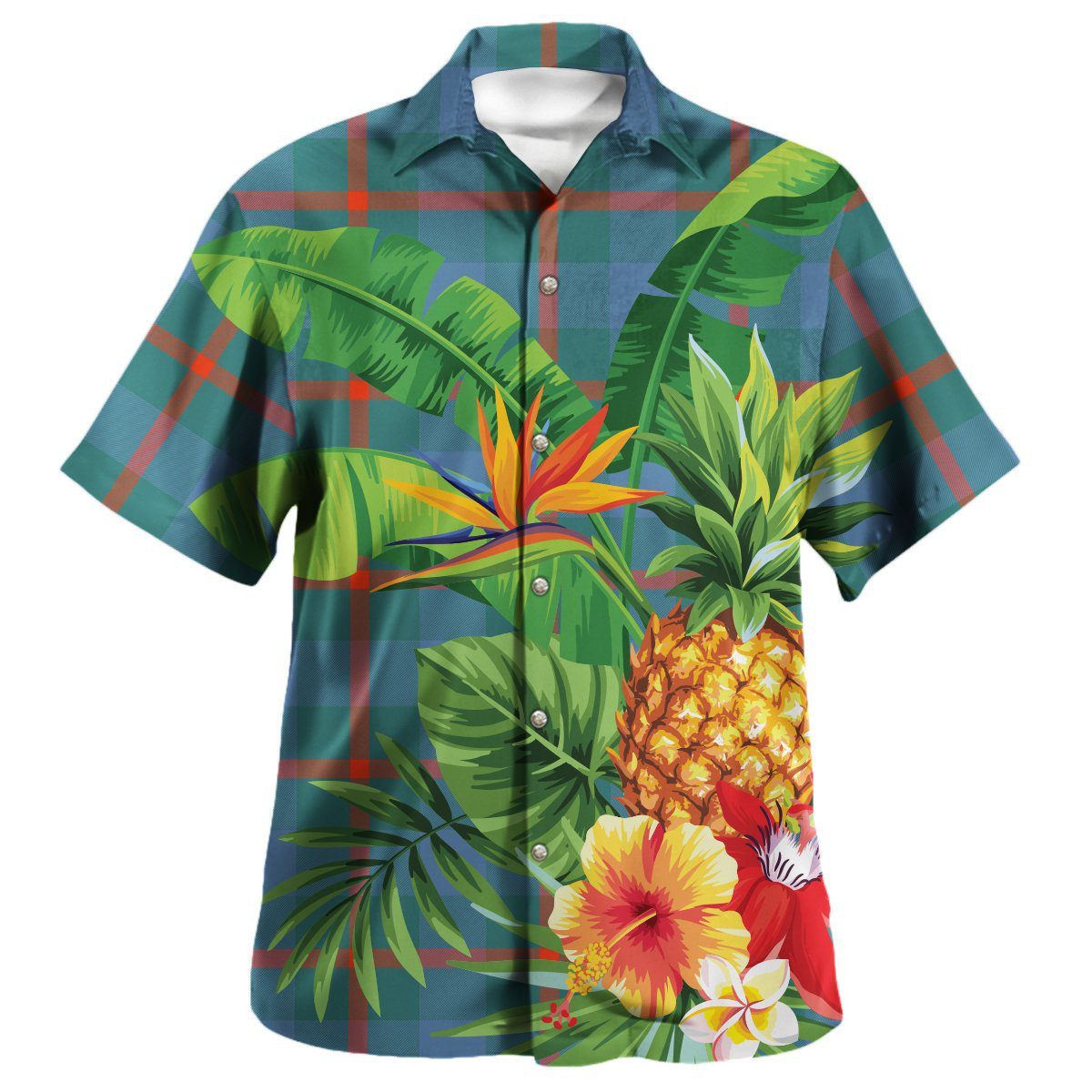 Agnew Ancient Tartan Aloha Shirt version 2