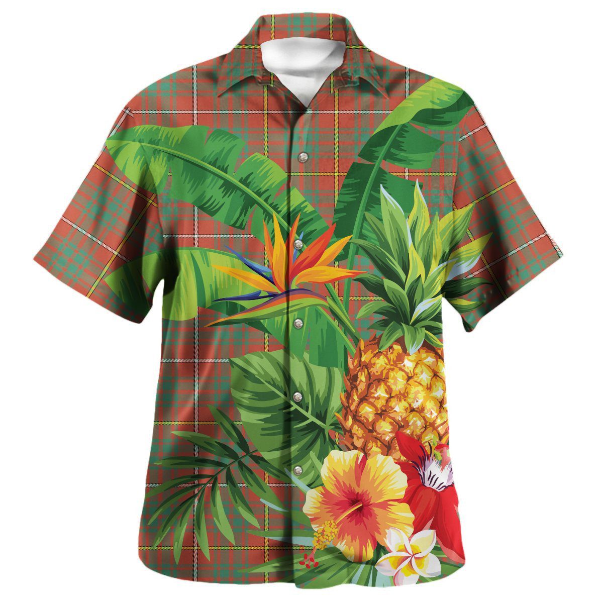 Bruce Ancient Tartan Aloha Shirt version 2