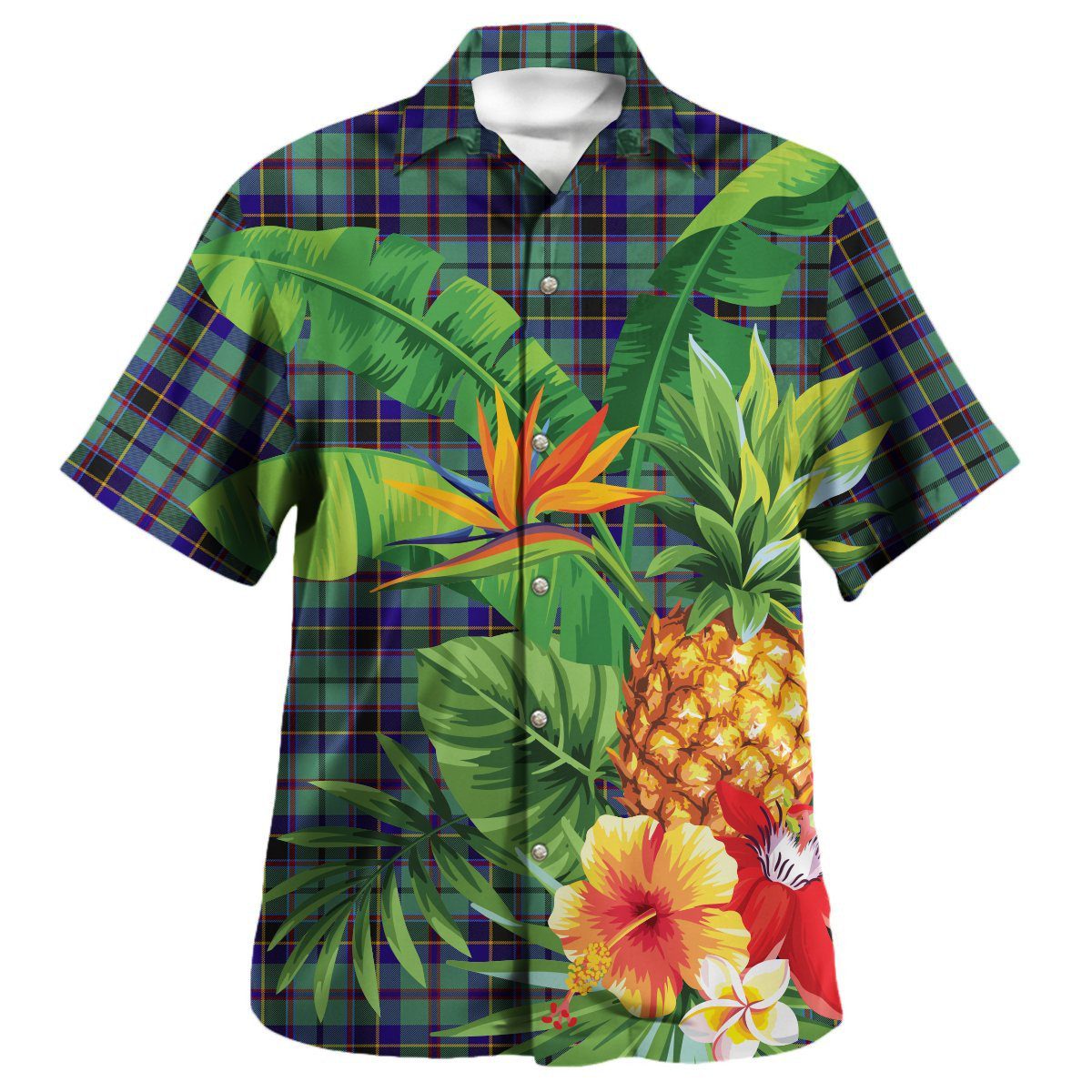 Stevenson Tartan Aloha Shirt version 2