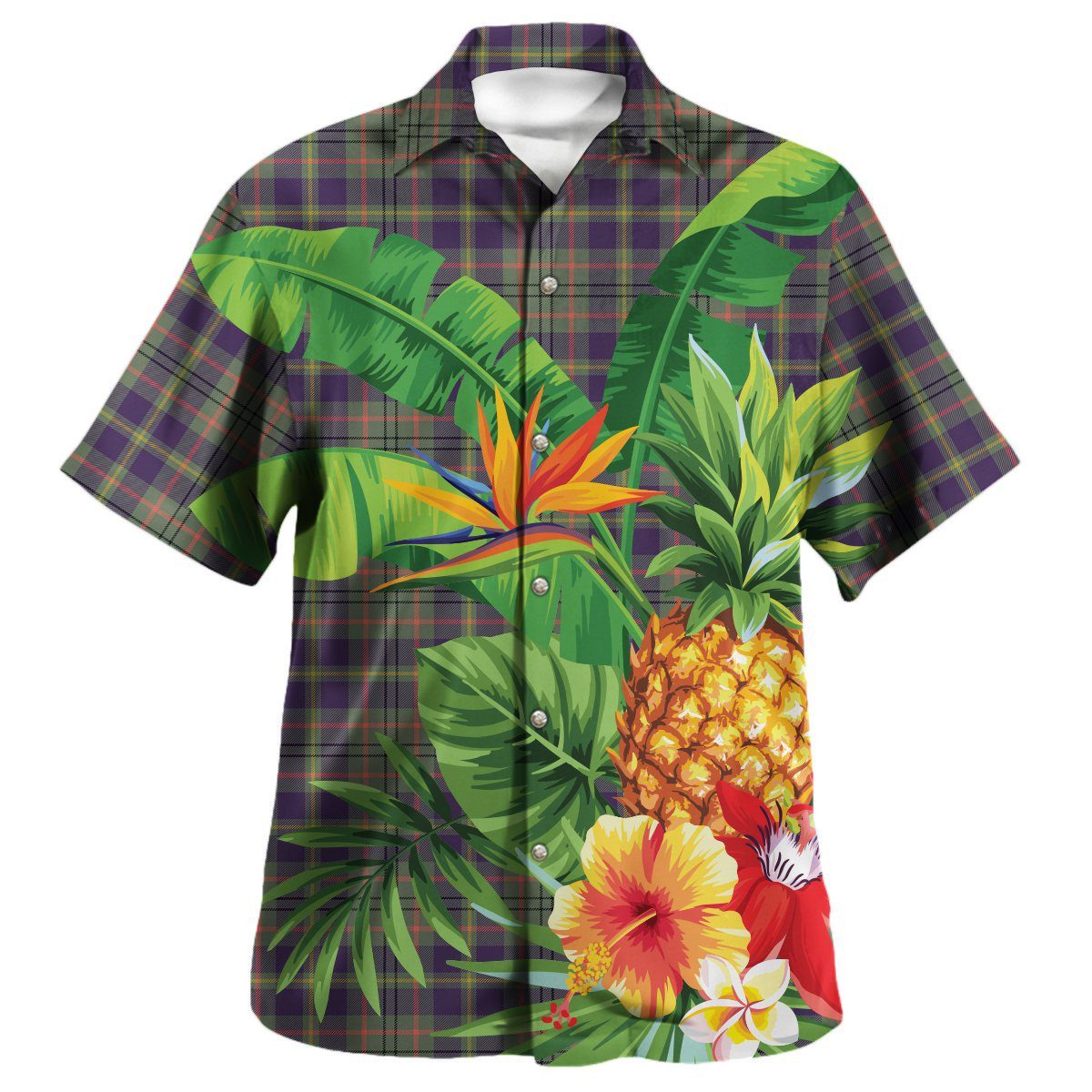 Taylor Weathered Tartan Aloha Shirt version 2