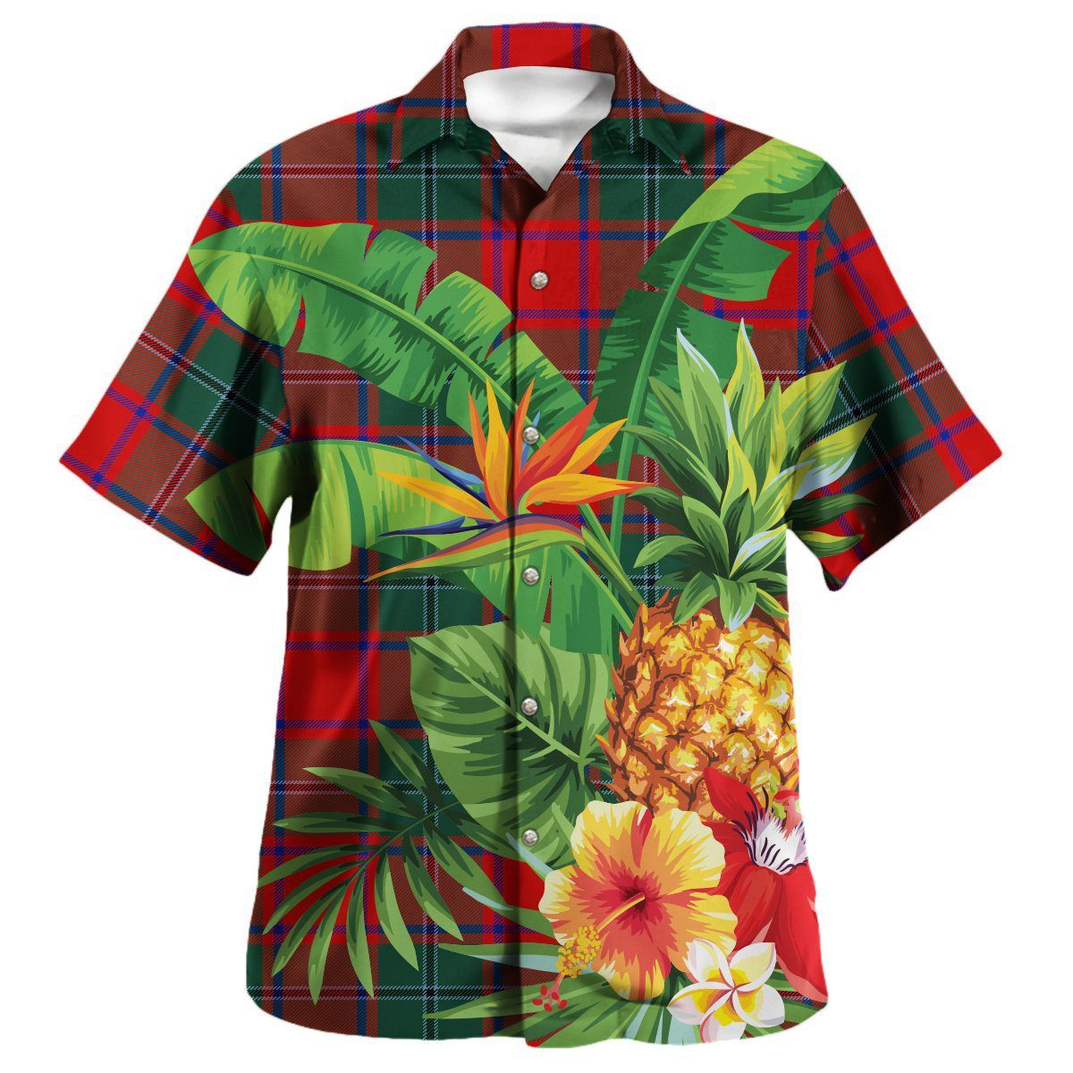 MacPhail Clan Tartan Aloha Shirt version 2