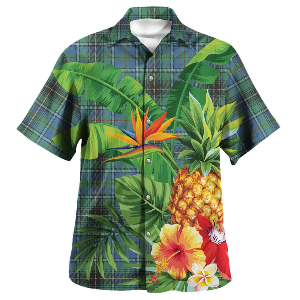 MacInnes Ancient Tartan Aloha Shirt version 2