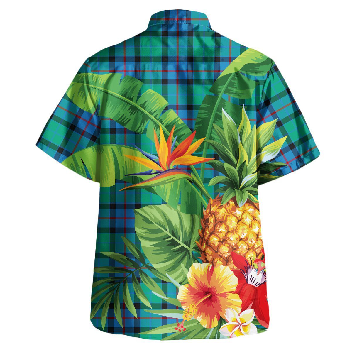 Flower Of Scotland Tartan Aloha Shirt version 2