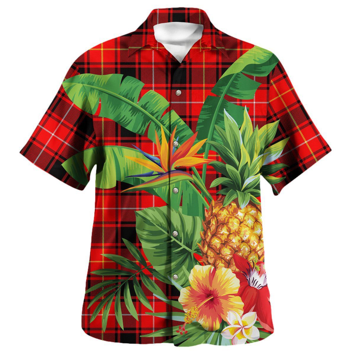 MacIver Modern Tartan Aloha Shirt version 2