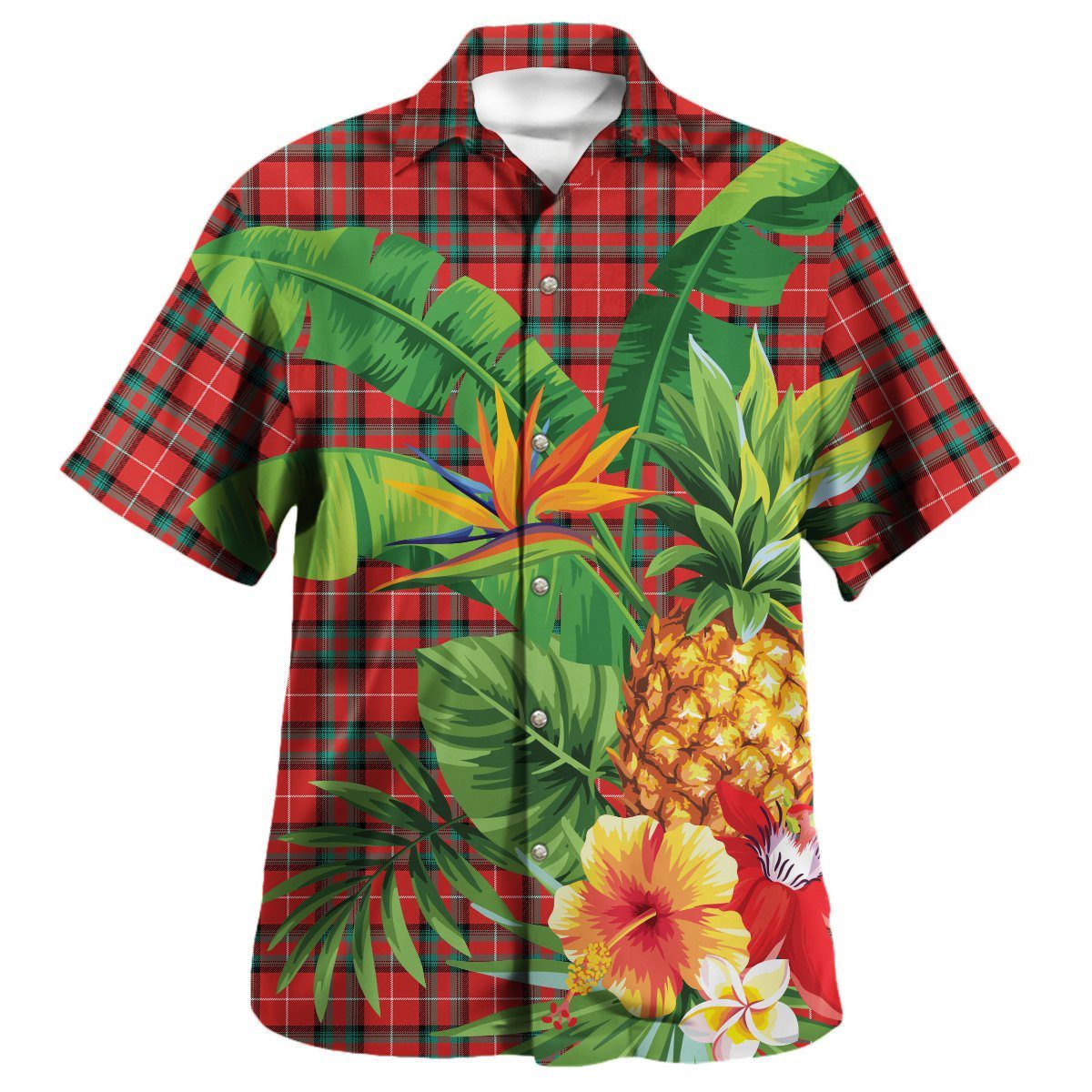 Stuart of Bute Tartan Aloha Shirt version 2