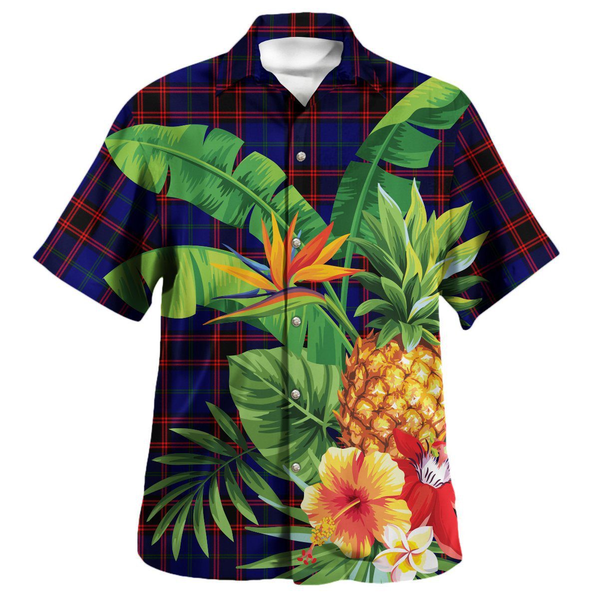 Home Modern Tartan Aloha Shirt version 2