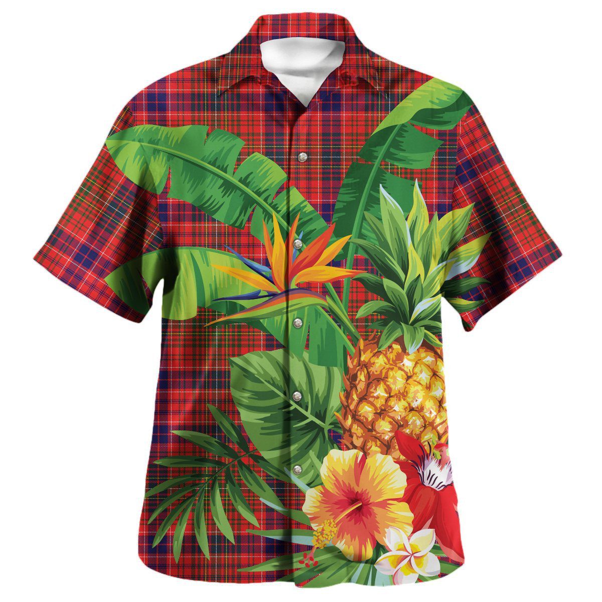 Lumsden Modern Tartan Aloha Shirt version 2