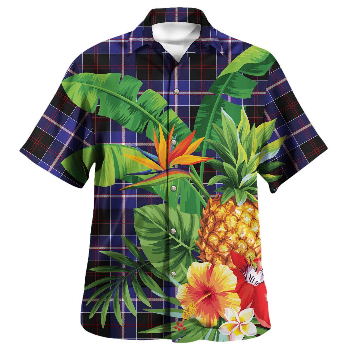 Dunlop Modern Tartan Aloha Shirt version 2