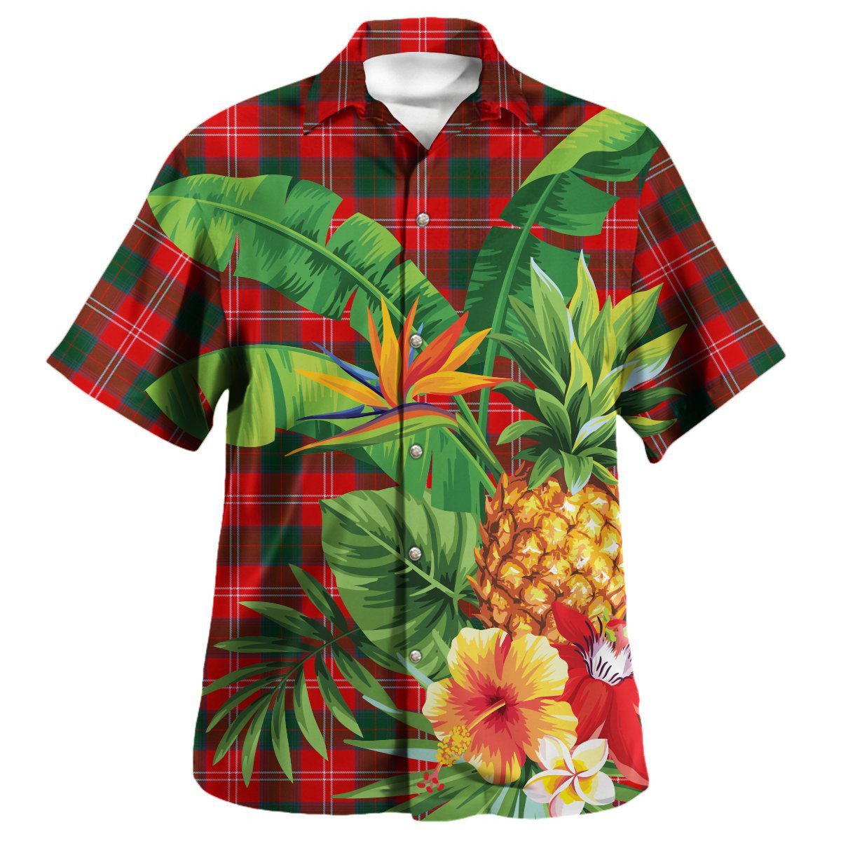 Chisholm Modern Tartan Aloha Shirt version 2