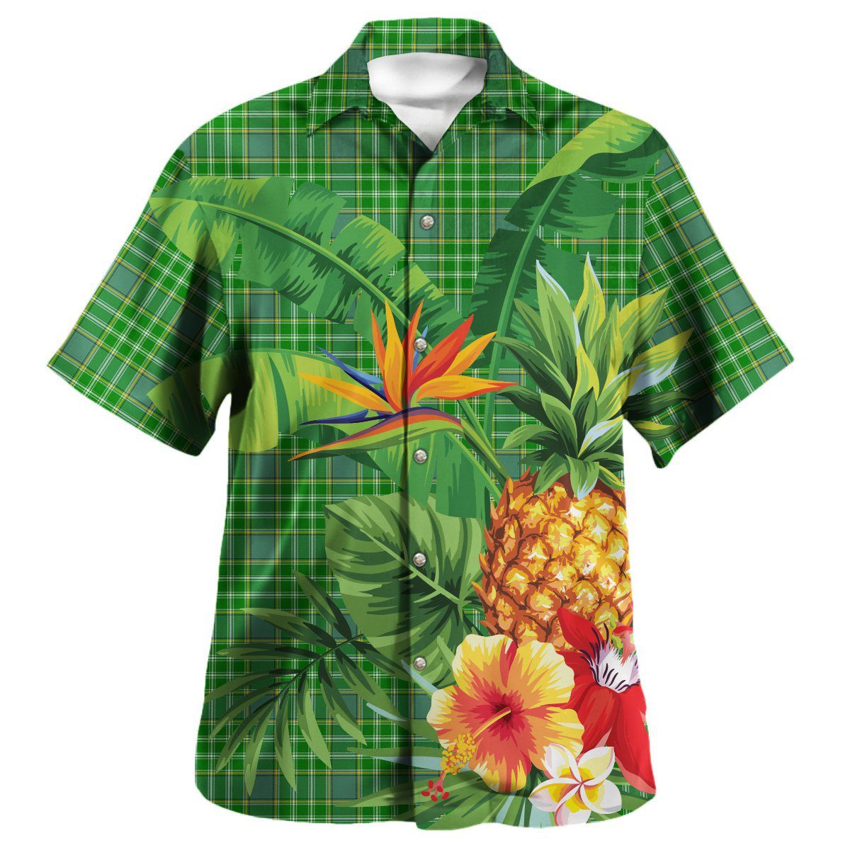 Currie Tartan Aloha Shirt version 2