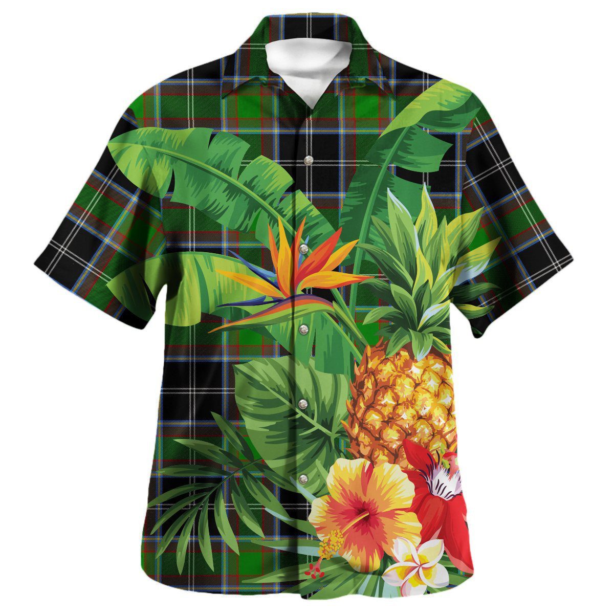 Webster Tartan Aloha Shirt version 2