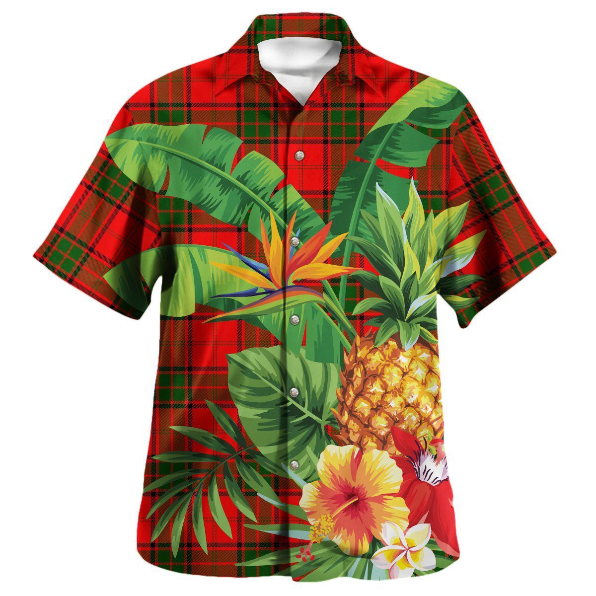 Maxwell Modern Tartan Aloha Shirt version 2
