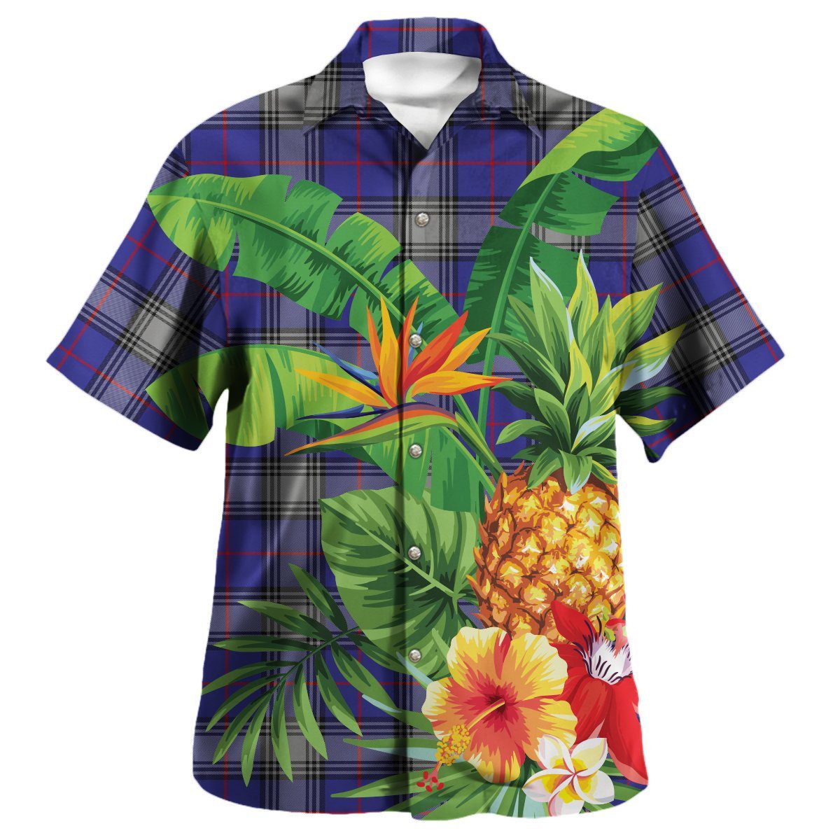 Kinnaird Tartan Aloha Shirt version 2