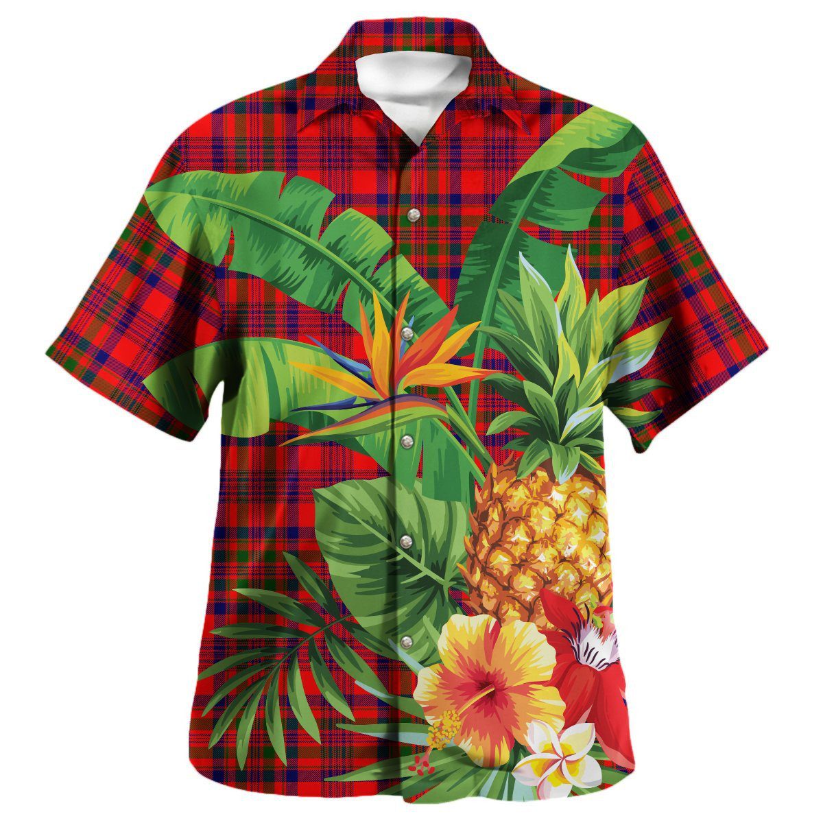 Murray of Tulloch Modern Tartan Aloha Shirt version 2