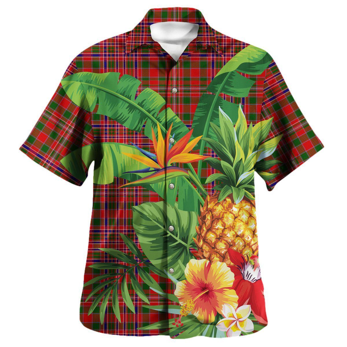 MacAlister Modern Tartan Aloha Shirt version 2