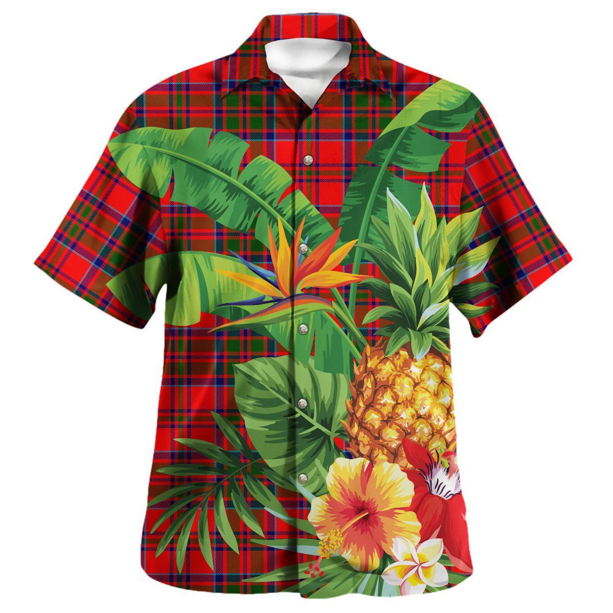 MacKillop Tartan Aloha Shirt version 2