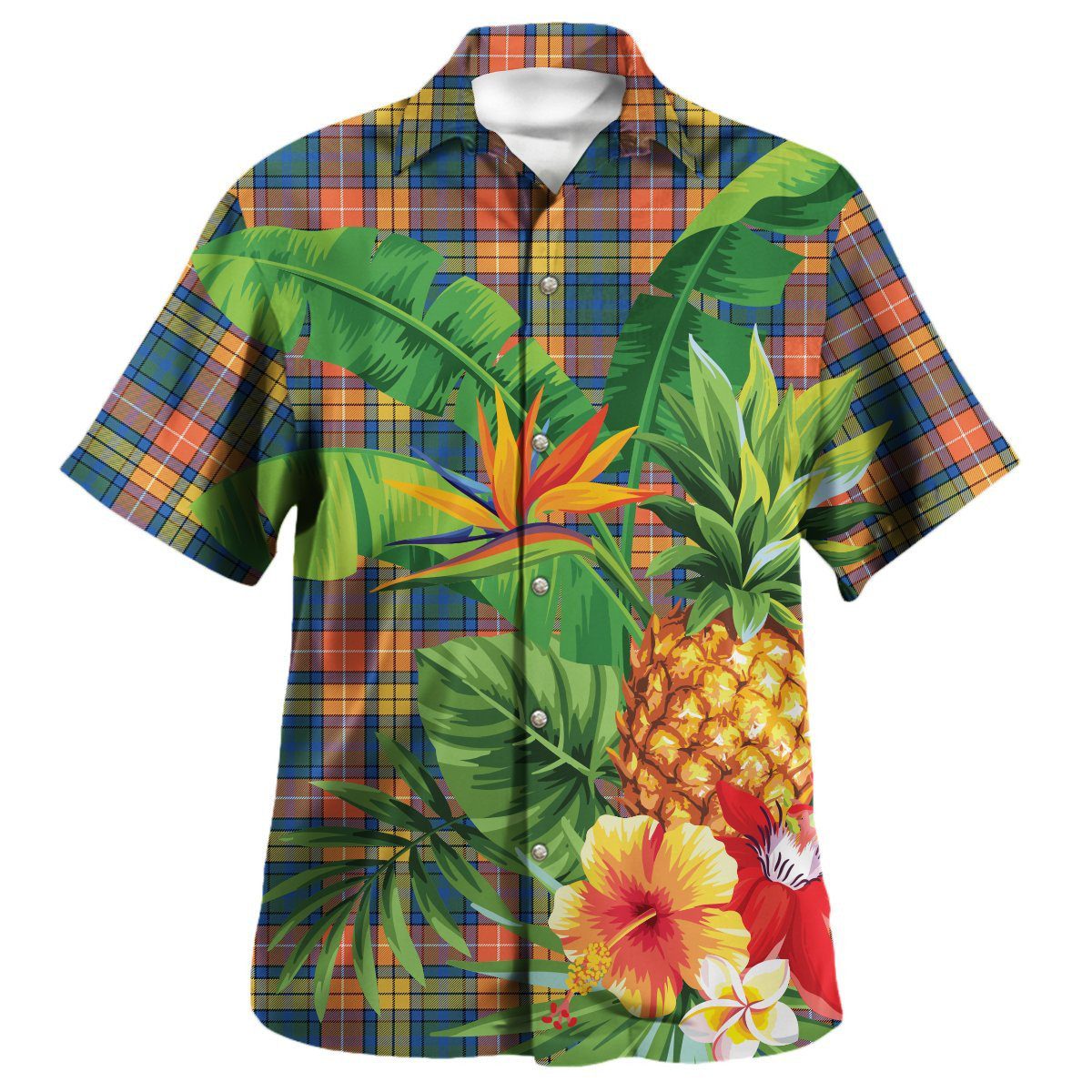 Buchanan Ancient Tartan Aloha Shirt version 2