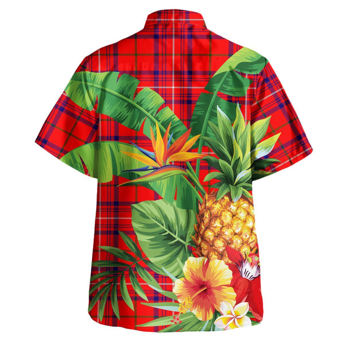 Rose Modern Tartan Aloha Shirt version 2