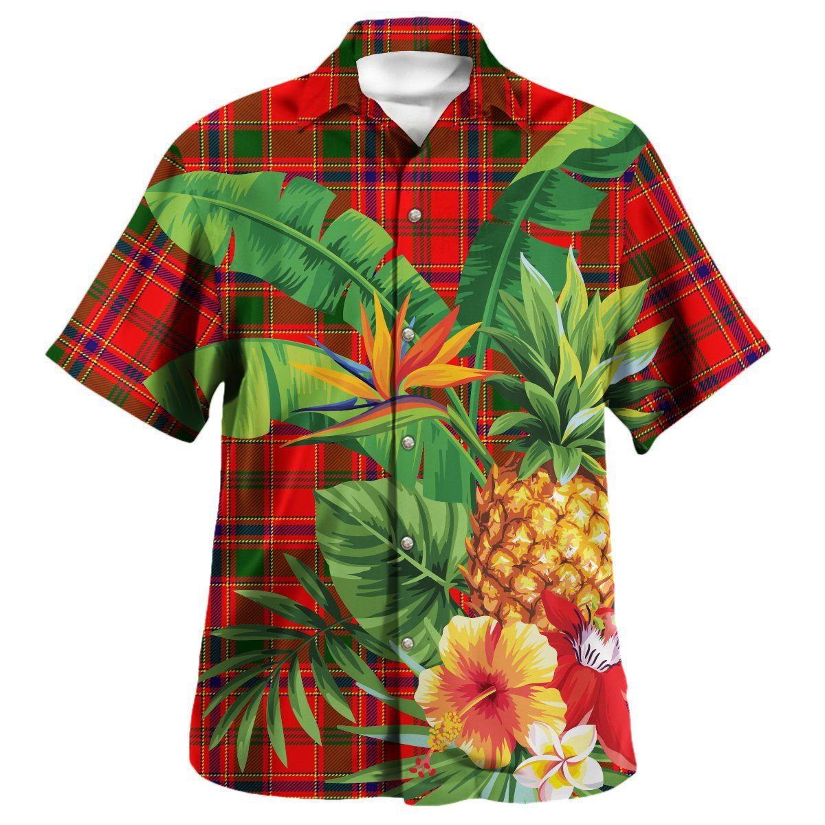 Munro Modern Tartan Aloha Shirt version 2