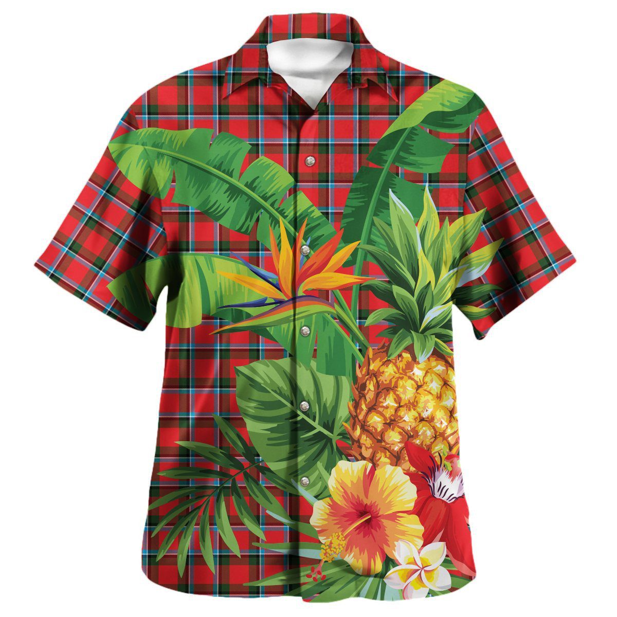 Sinclair Modern Tartan Aloha Shirt version 2
