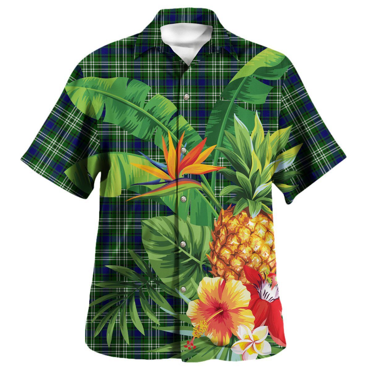 Tweedside District Tartan Aloha Shirt version 2