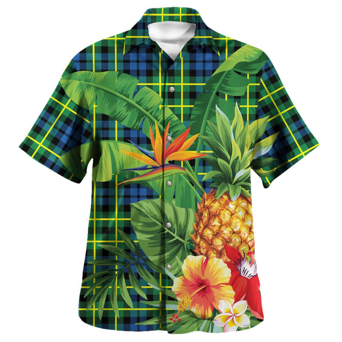 Campbell of Breadalbane Ancient Tartan Aloha Shirt version 2