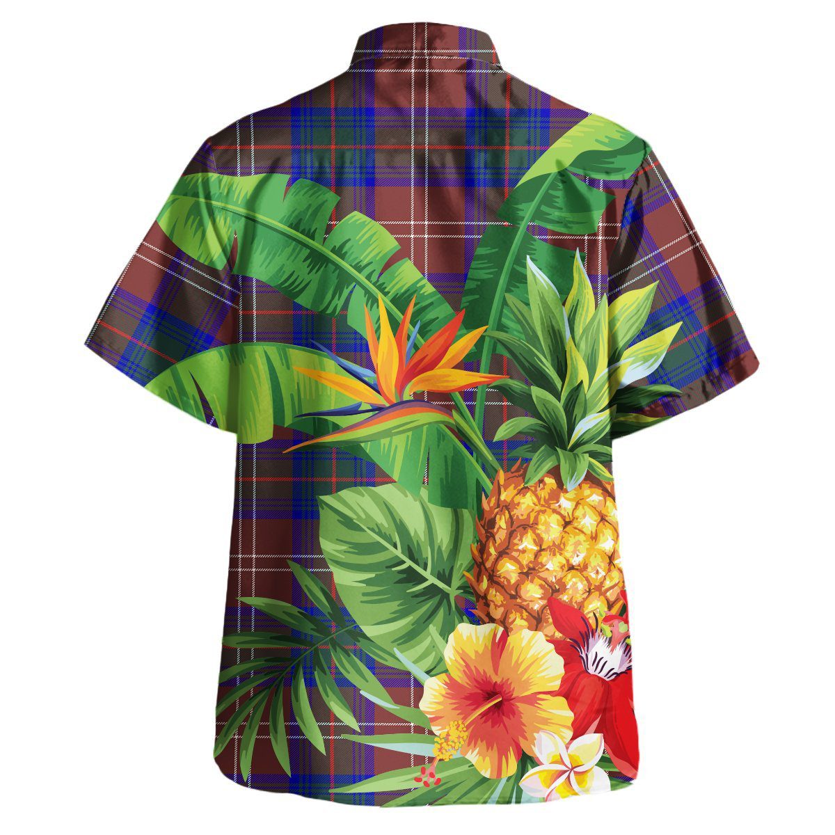 Chisholm Hunting Modern Tartan Aloha Shirt version 2