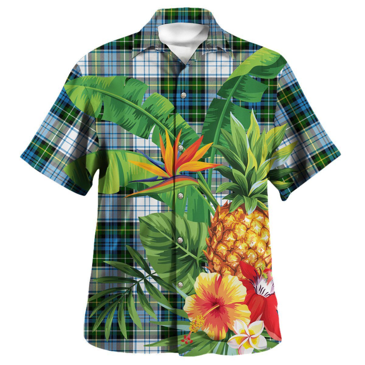 Campbell Dress Tartan Aloha Shirt version 2