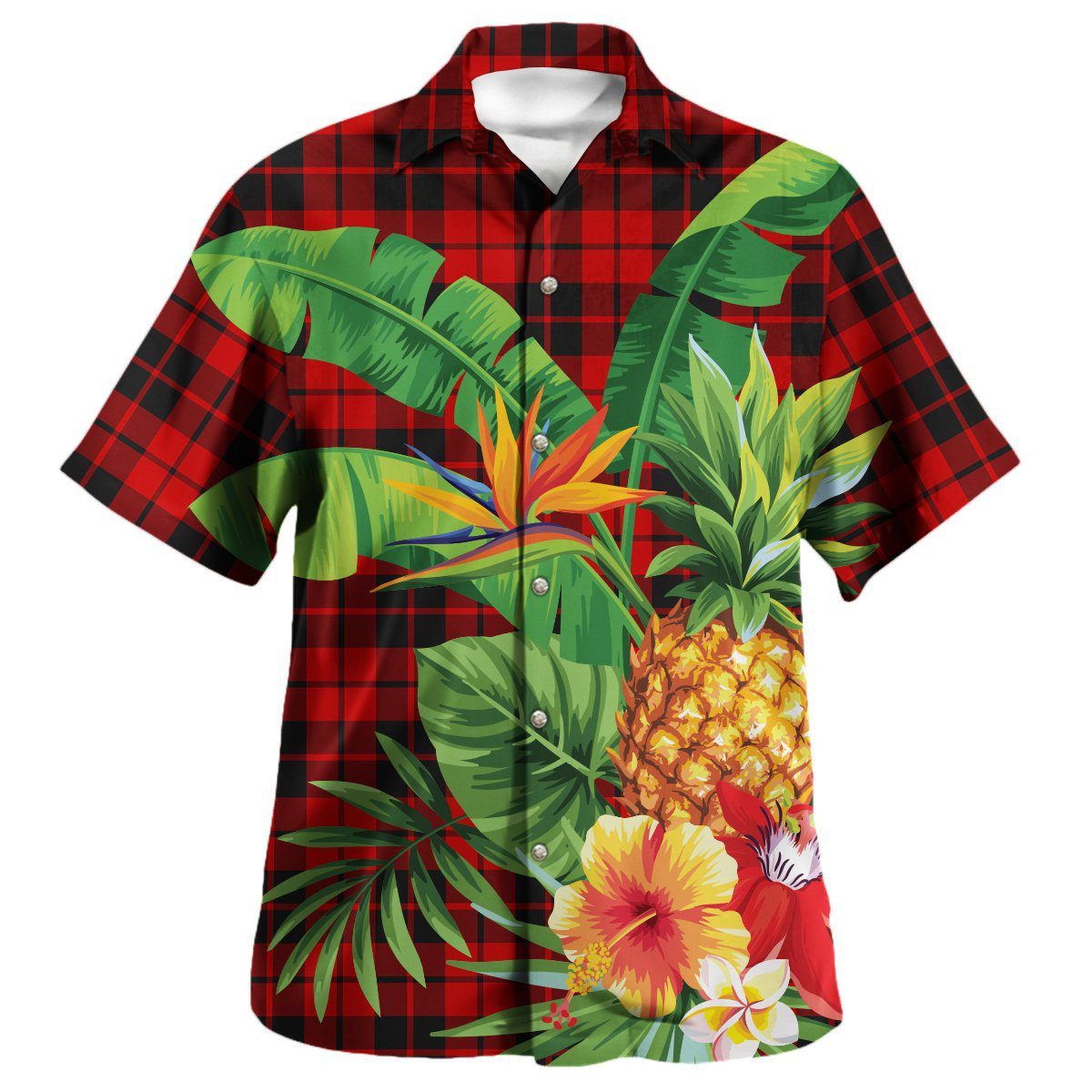 Ettrick District Tartan Aloha Shirt version 2