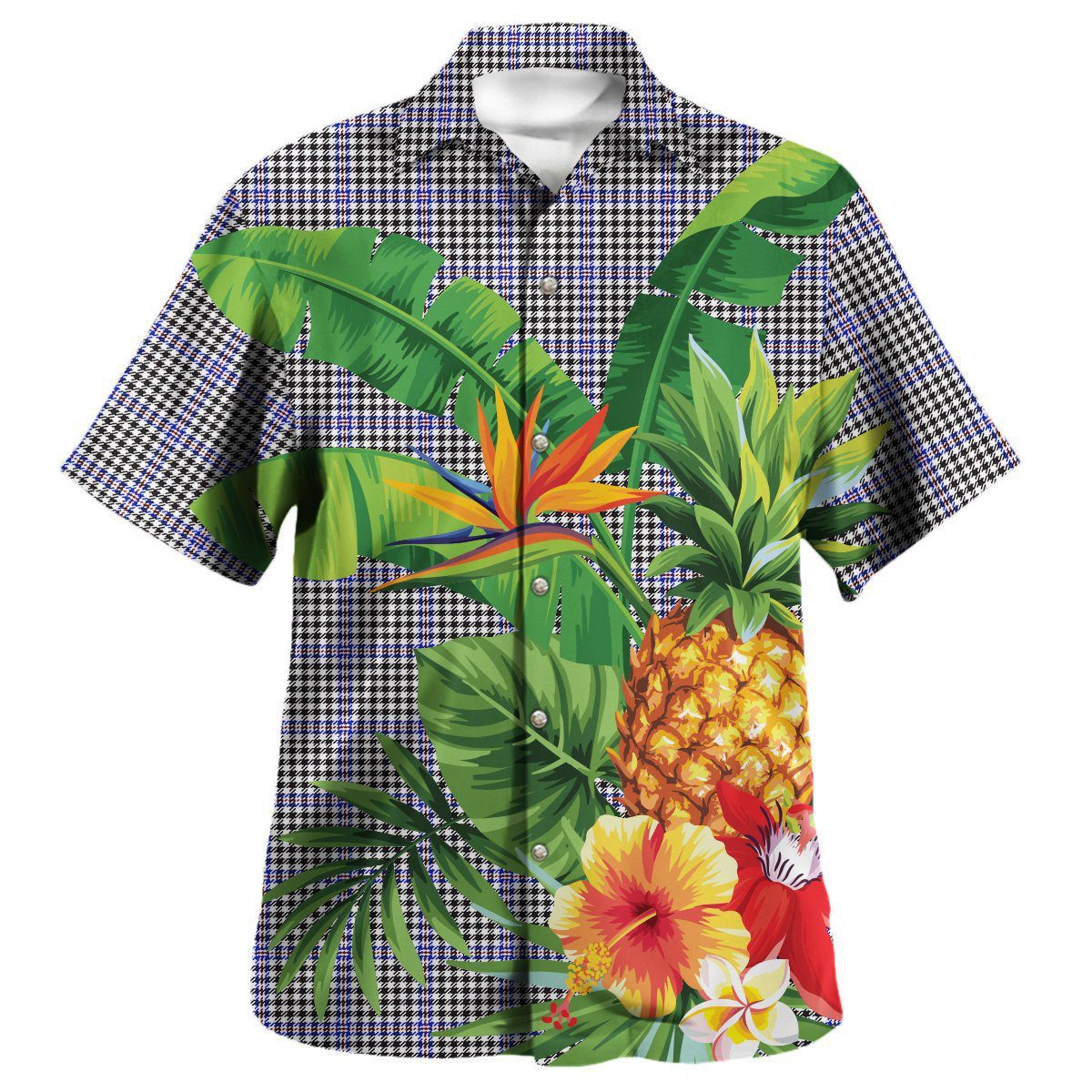 Sir Walter Scott Tartan Aloha Shirt version 2