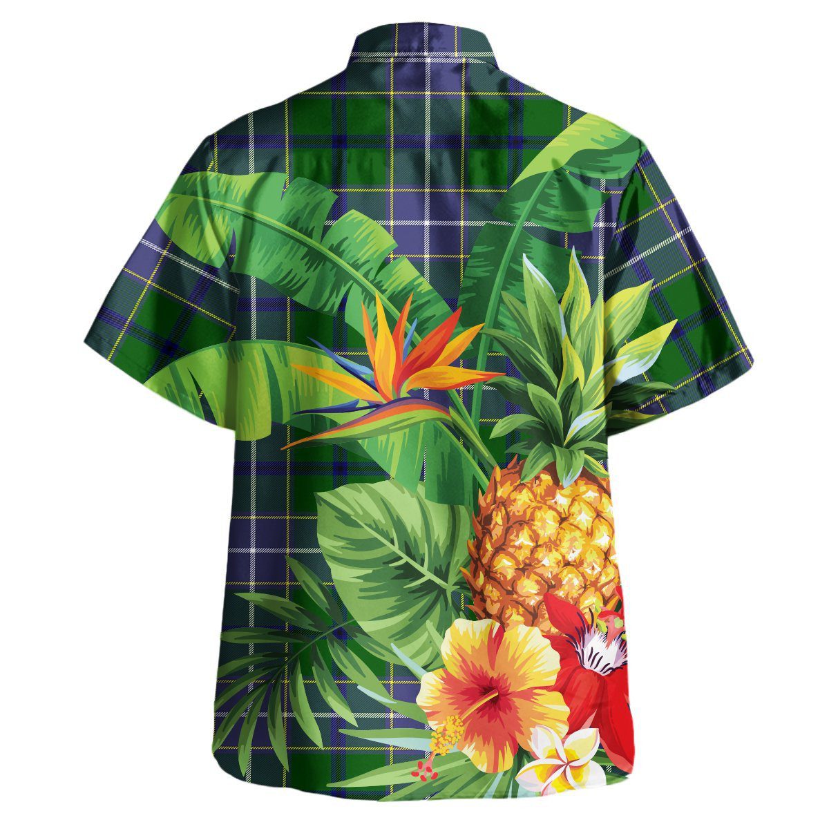 Wishart Hunting Modern Tartan Aloha Shirt version 2