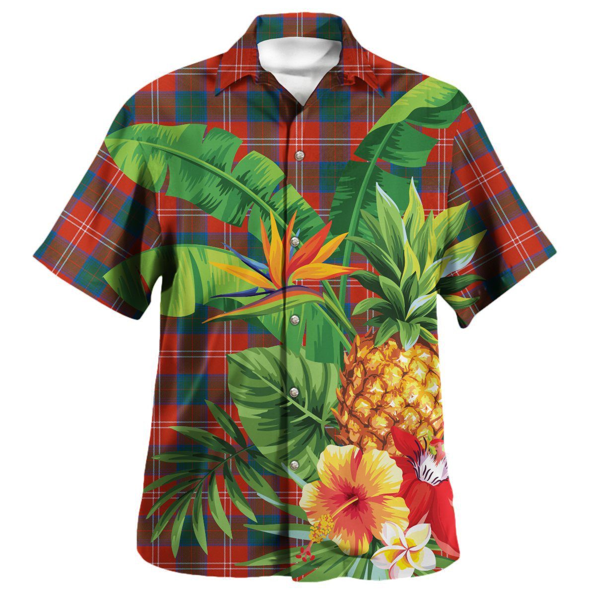 Chisholm Ancient Tartan Aloha Shirt version 2