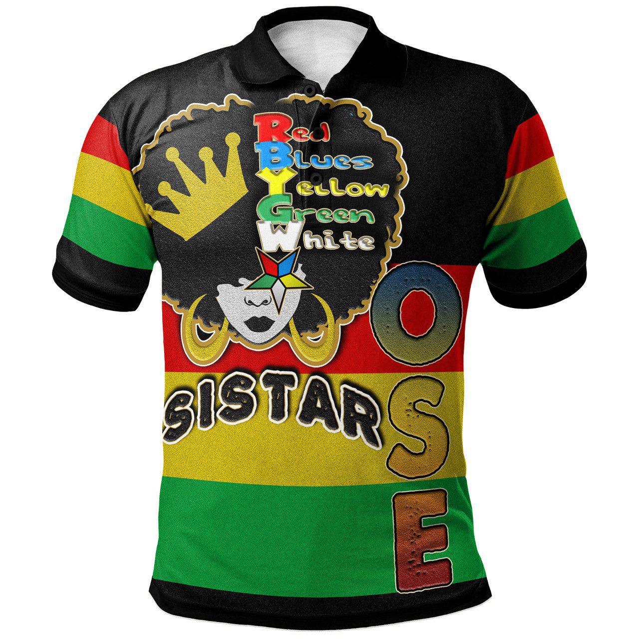 OES Polo Shirt – Black Girl Sistar Polo Shirt