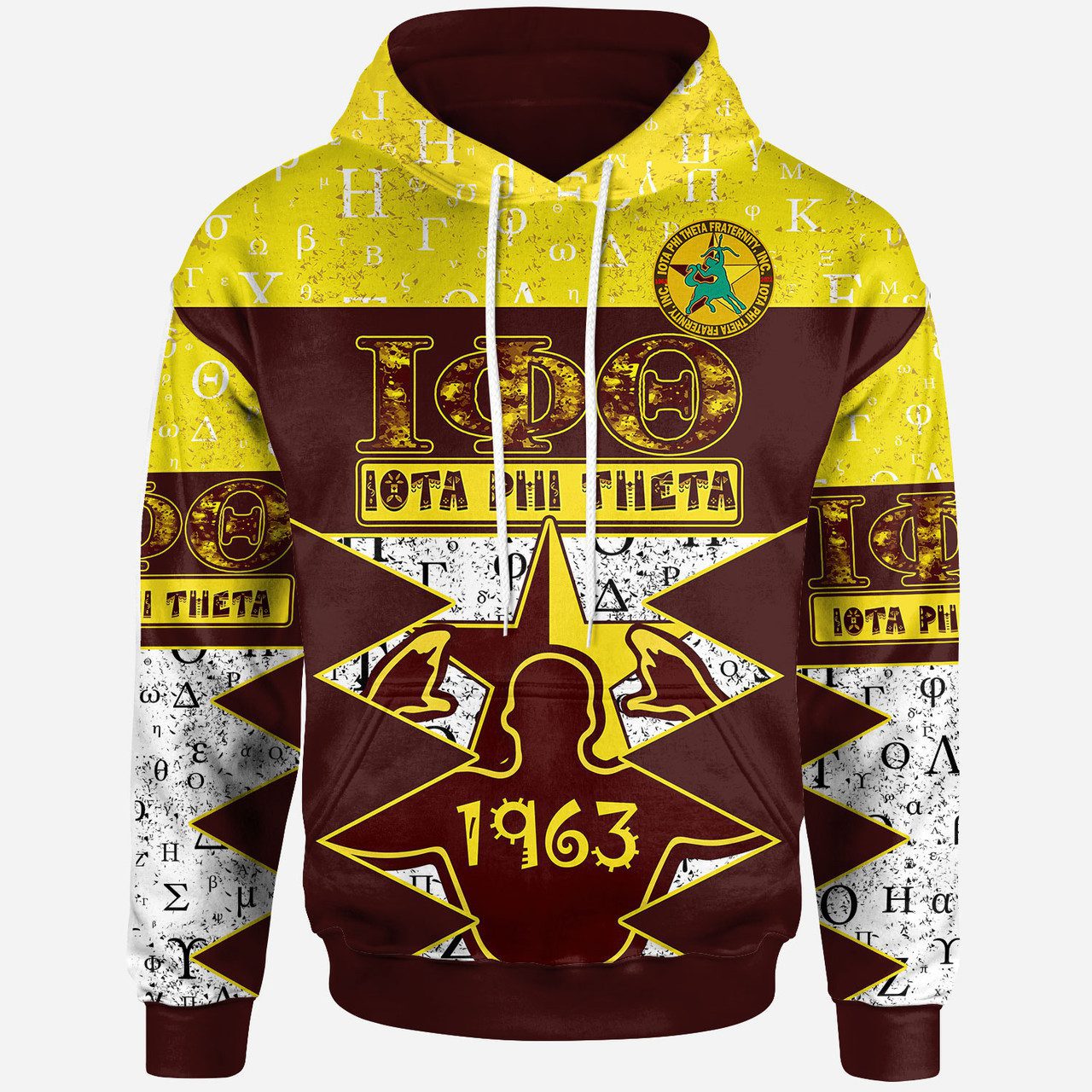 Iota Phi Theta Hoodie – Custom Iota Phi Theta Fraternity Greek Alphabet 1963 Hoodie
