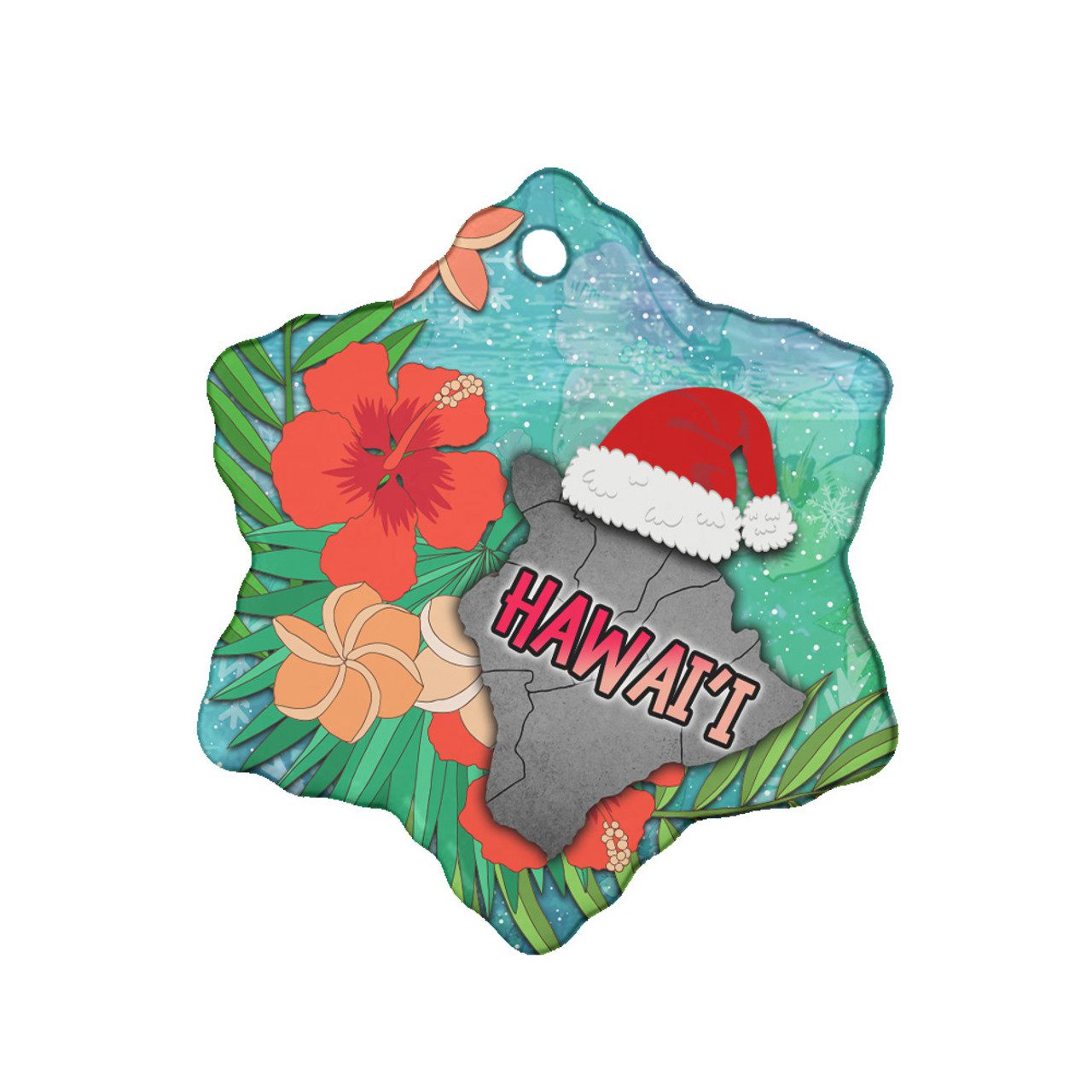 Hawaii Ceramic Ornament Christmas Hawai’i The Big Island