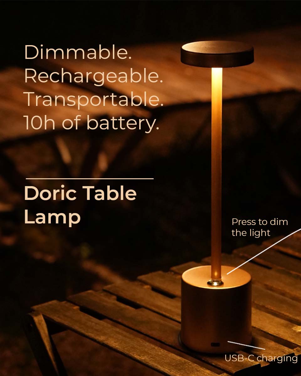 DORIC TABLE LAMP – RESTAURANT ESSENTIALS