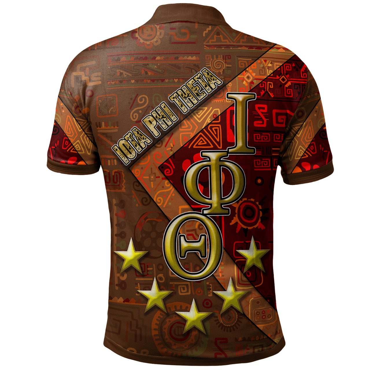 Iota Phi Theta Polo Shirt – Iota Phi Theta Fraternity With Stars Polo Shirt