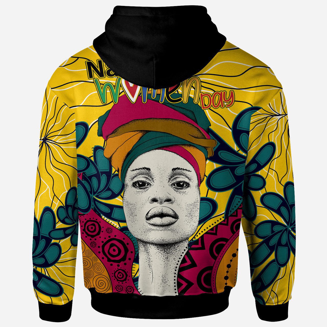 South Africa National Women’s Day Hoodie – Happy National Women’s Day With African Patterns Hoodie