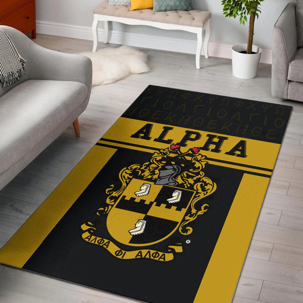 Alpha Phi Alpha Area Rug – Fraternity Heritage Area Rug