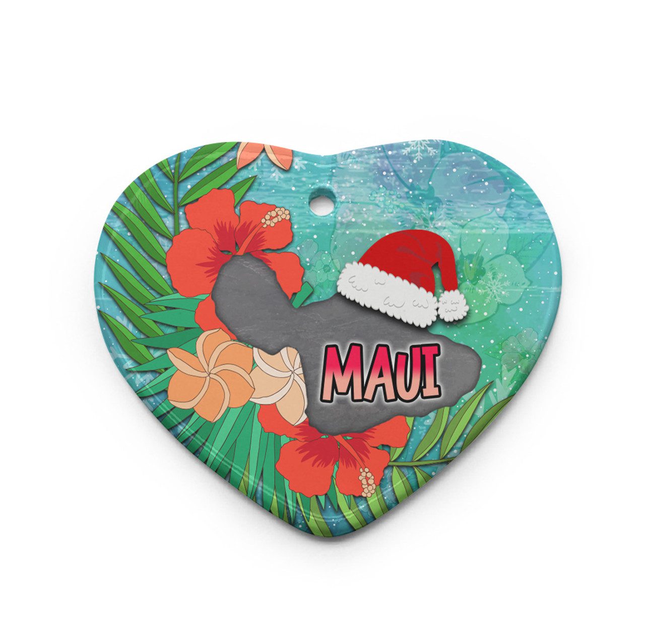 Hawaii Ceramic Ornament Christmas Maui Island