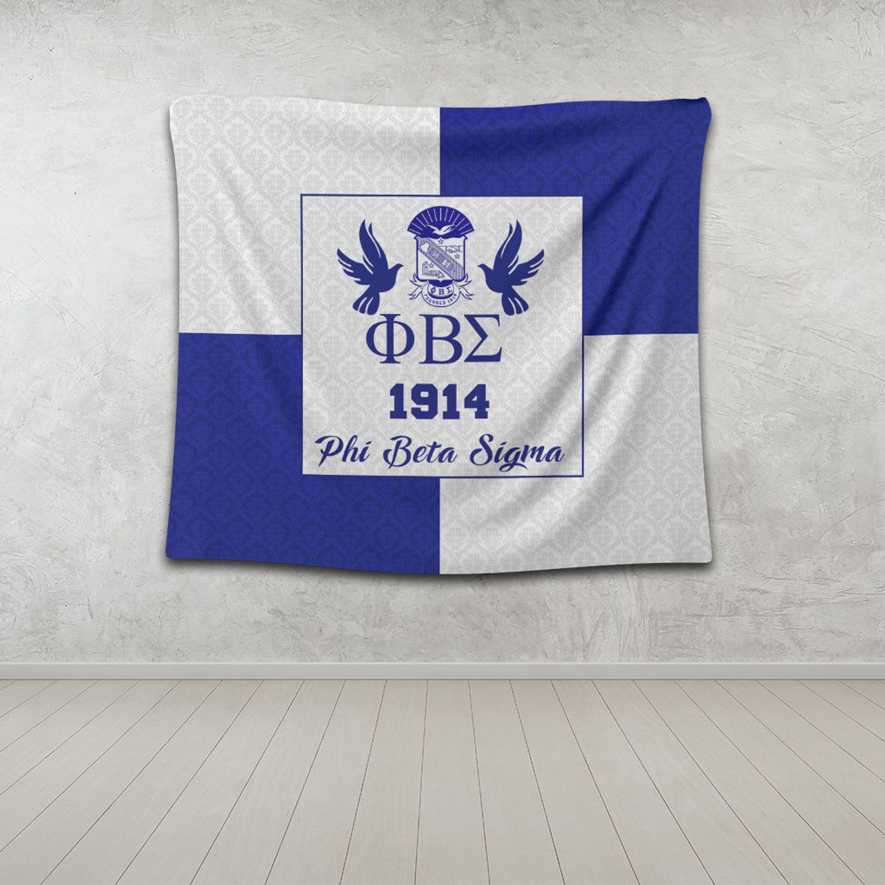 Phi Beta Sigma Tapestry Haft Concept Style