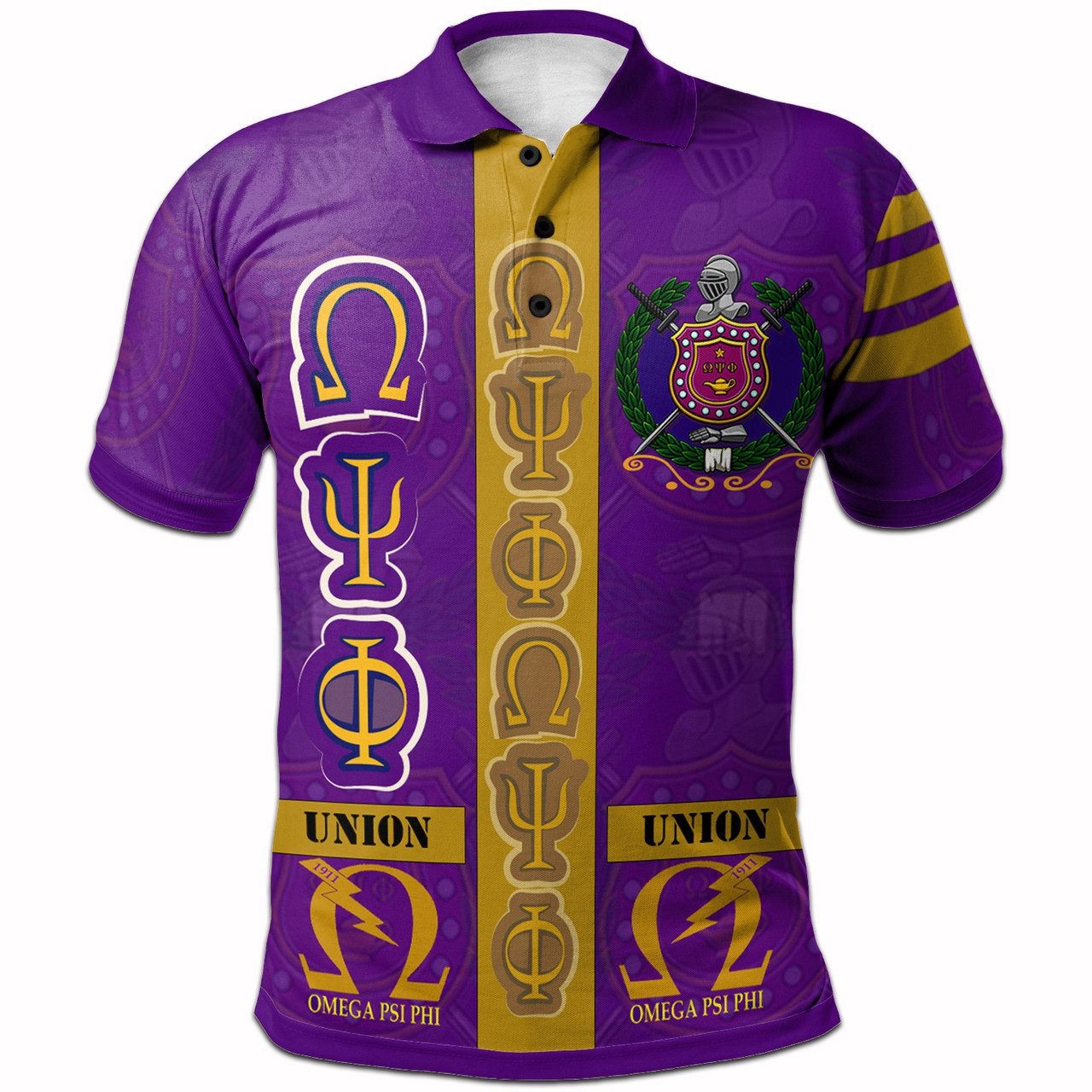 Omega Psi Phi Polo Shirt – Fraternity Pride Polo Shirt