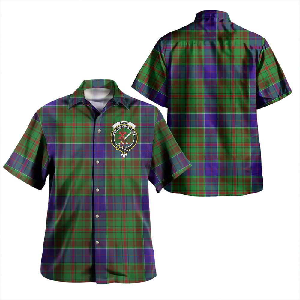 Adam Tartan Classic Crest Aloha Shirt