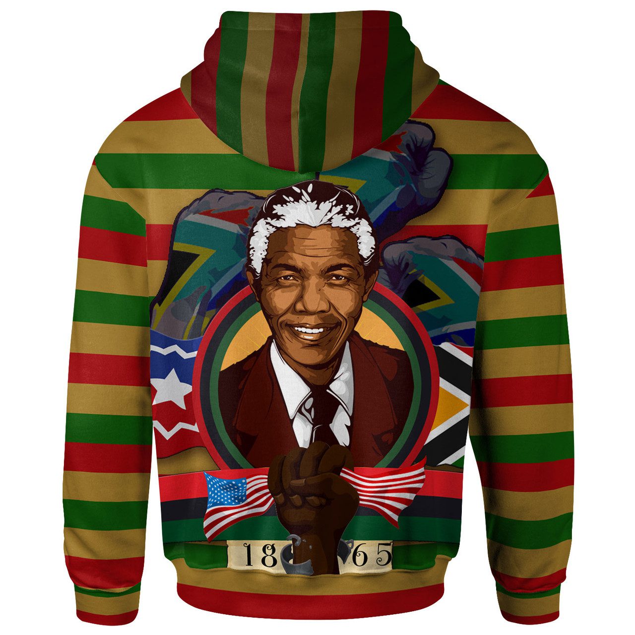 Africa Hoodie – Nelson Mandela – Symbol Of Freedom And Equality Hoodie