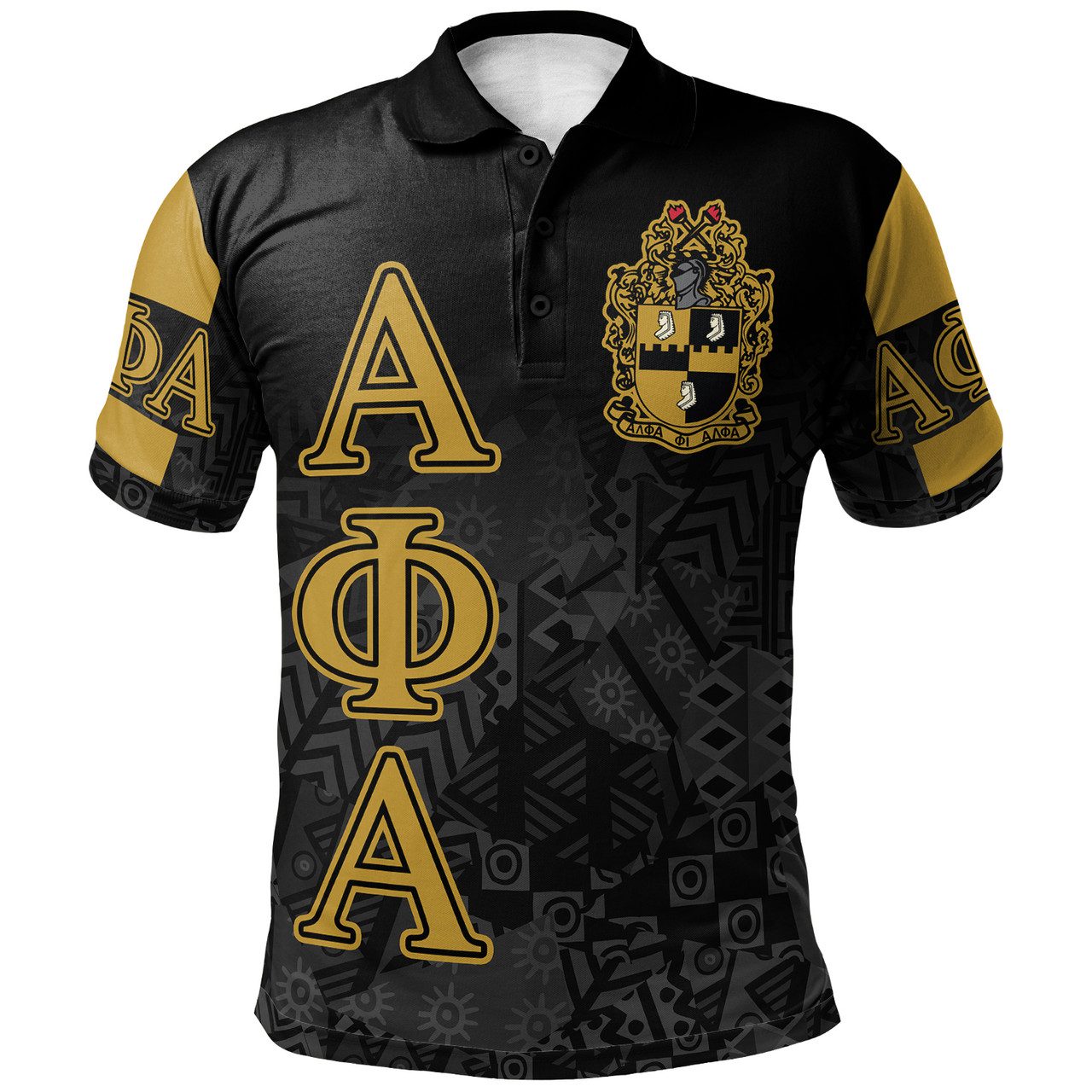Alpha Phi Alpha Polo Shirt – Fraternity Black Roots Polo Shirt